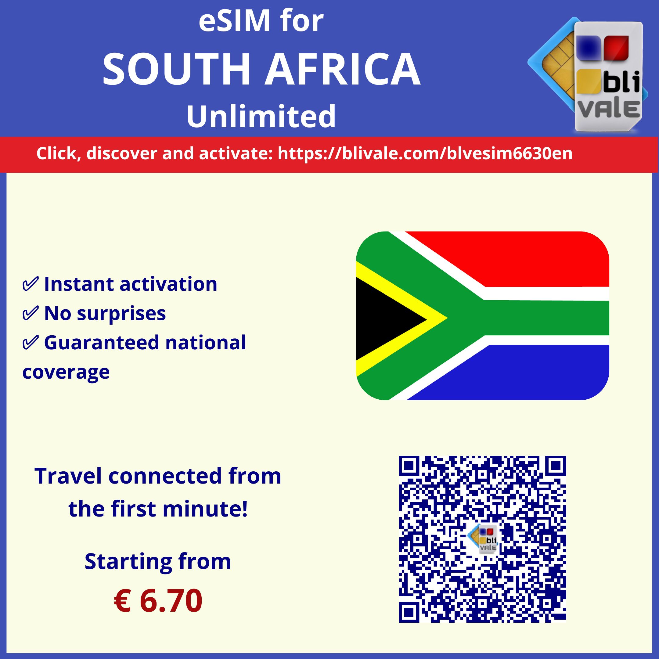 blivale_image_en_eSIM SOUTH AFRICA Unlimited_800x800 Travel to South Africa worry-free!